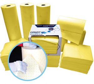 Supersorb Chemical Absorbent Pads and Rolls